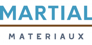 Logo martial matériaux de construction fos sur mer